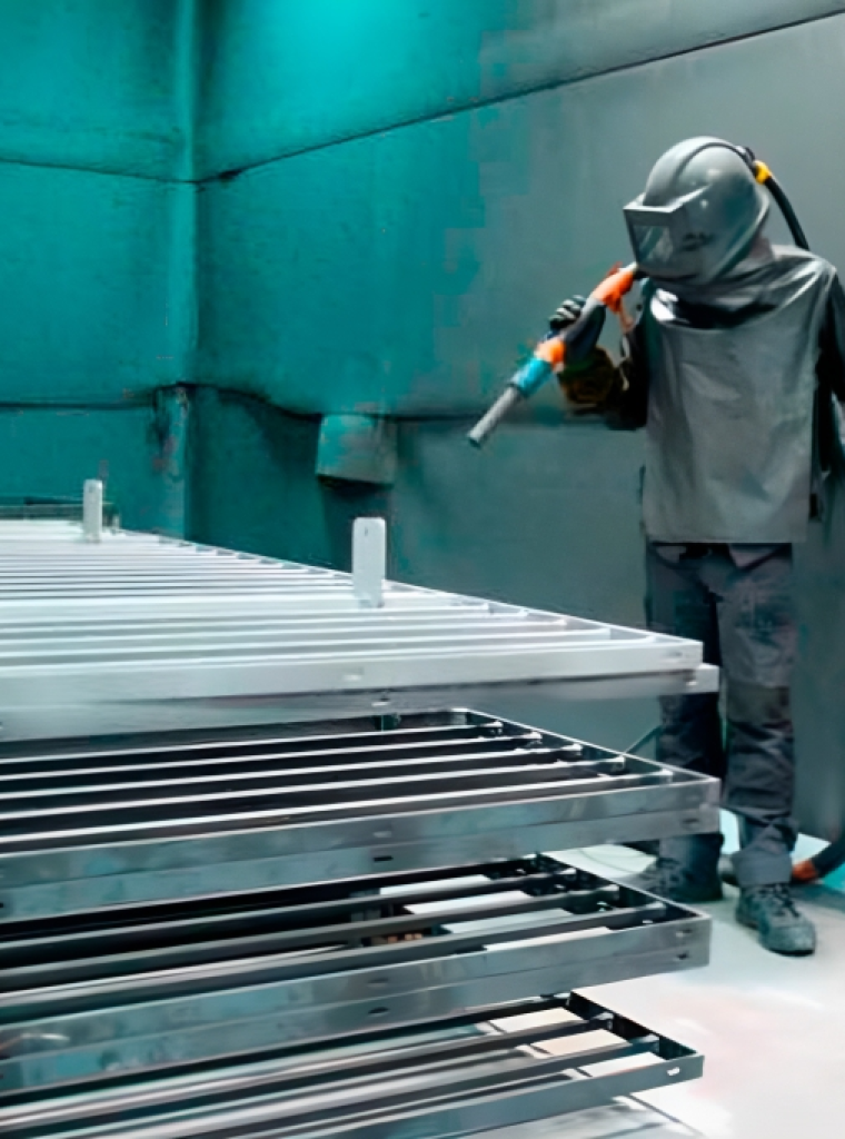 sandblasting